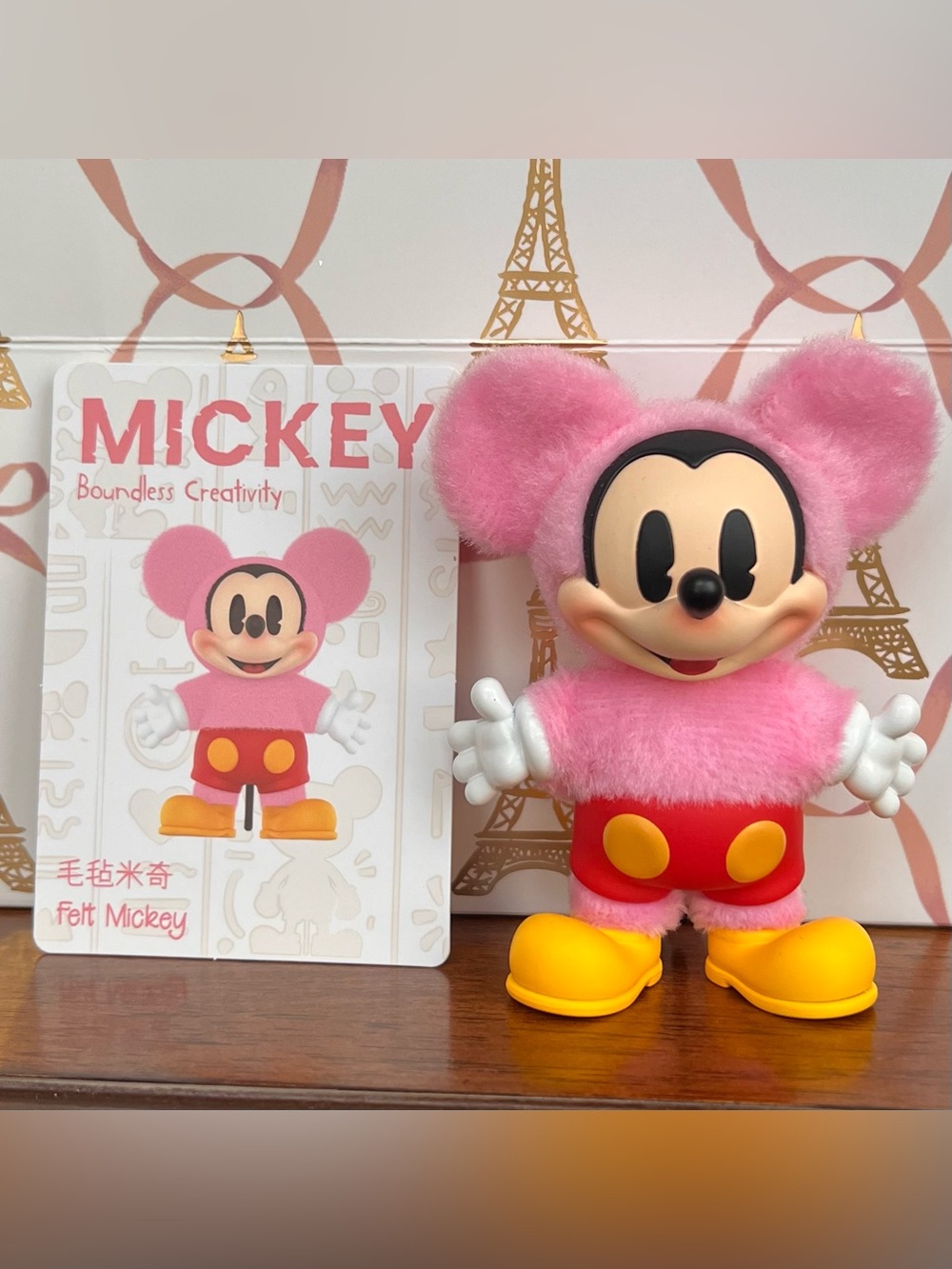 Pop Mart Disney Pink Felt Mickey